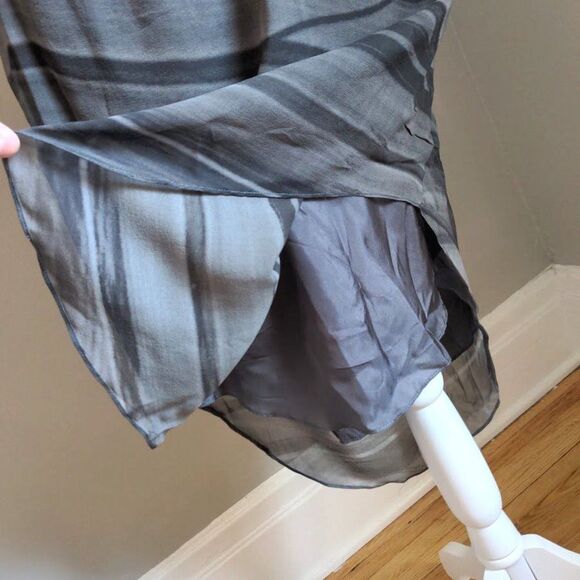 Barneys New York Black and Gray Mini Dress - Picture 10 of 13